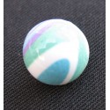Bouton demi boule multicolore 13 mm b52