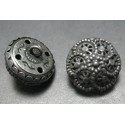 Bouton style Turquie vieil argent 18 mm b19