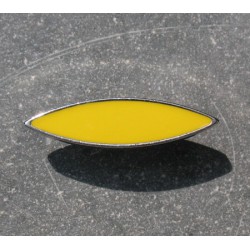 Bouton métal argent jaune 30mm 