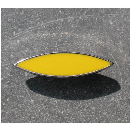 Bouton métal argent jaune 30mm 