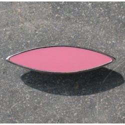 Bouton métal argent rose 30 mm  b38