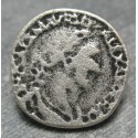 Bouton empereur vieil argent 22 mm b70