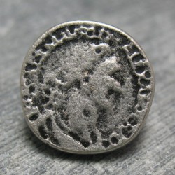 Bouton empereur vieil argent 15mm 