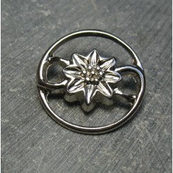 Bouton edelweiss 25mm 