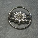 Bouton edelweiss 25 mm b13