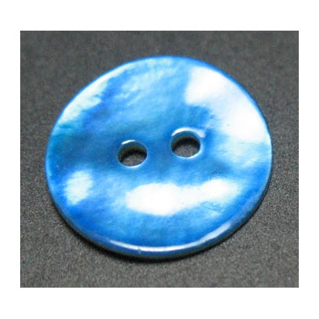 Nacre bleu 15 mm