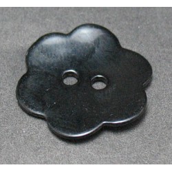 Nacre fleur noir 20mm