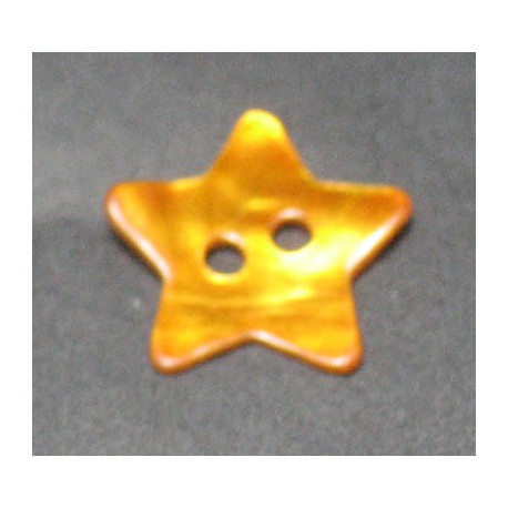 Nacre étoile orange 20mm