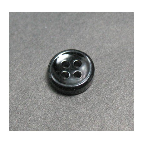 Bouton nacre noir 4t 9mm