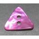 Bouton nacre triangle lilas 15mm