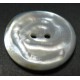 Bouton nacre naturelle motif veine  22 mm b31