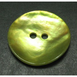 Bouton nacre jaune 21mm