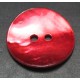 Bouton nacre rouge 21 mm