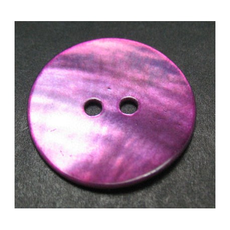 Bouton nacre lilas 21mm