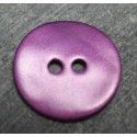 Bouton nacre violet 15mm