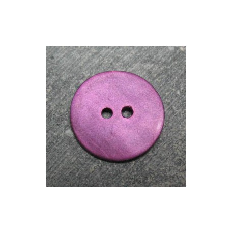 Bouton nacre violet 18 mm b45