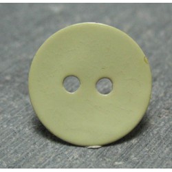 Bouton nacre jaune 15mm