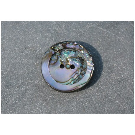 Bouton nacre ormeau 22mm 