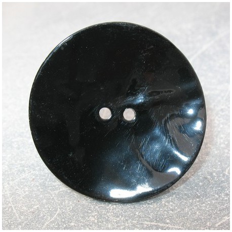 Bouton nacre noir 38mm