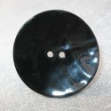 Bouton nacre noir 38 mm