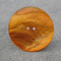 Bouton nacre orange 38 mm