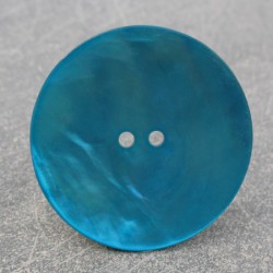 Bouton nacre turquoise 38mm