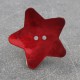 Bouton nacre étoile rouge 38 mm