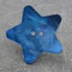 Bouton nacre étoile bleu gitane 38 mm