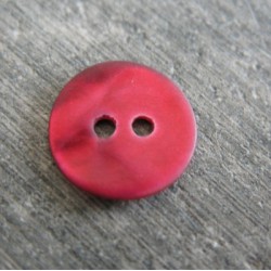 Bouton nacre agoya fuschia 11 mm b31