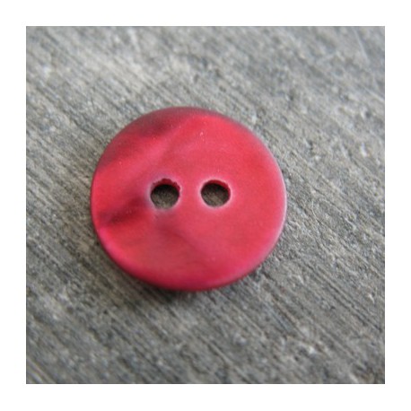 Bouton nacre agoya fuschia 11 mm b31