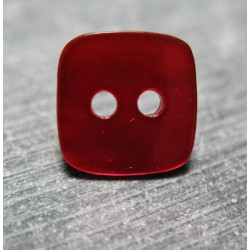 Nacre carré rouge 13mm