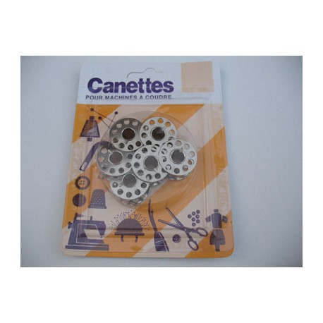 Canettes métal pour machine à coudre