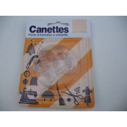 Canettes plastique pour machine à coudre