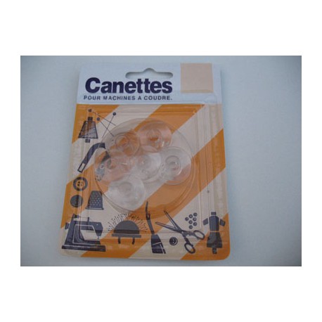 Canettes plastique pour machine à coudre