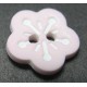 Bouton fleur rose clair 13 mm b38