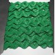 Croquet vert incrustation lurex 10 mm