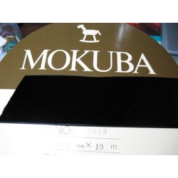 Velours Mokuba noir 38 mm