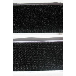 Velcro scratch autocollant noir