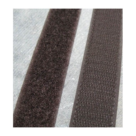 Velcro marron à coudre 25mm