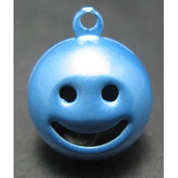 Grelot smile bleu 15 mm