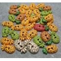 Lot 14 - boutons ananas 