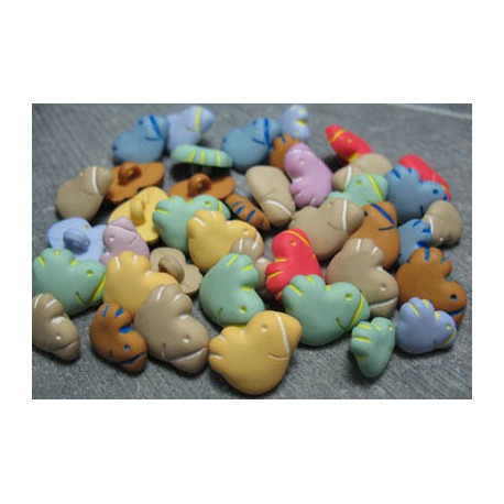 Lot 16 -  boutons oiseau 