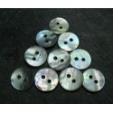 Lot 10 boutons nacre 12mm