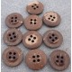 Lot 10 boutons coco 4T 18mm