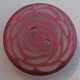 Bouton fantaisie corail  20 mm b5