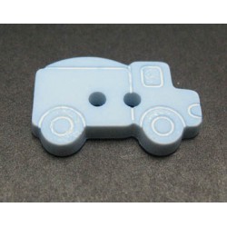 Bouton camion bleu 21mm 