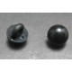 Bouton demi boule noir 9 mm b23
