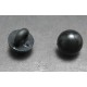 Bouton oeil demi boule noir 9mm