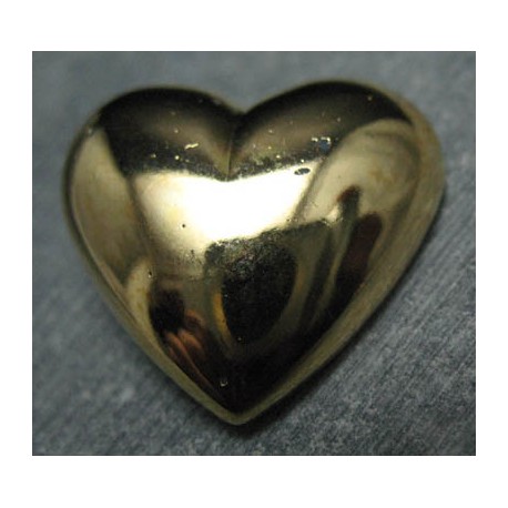 Bouton coeur or 34 mm b9