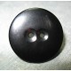 Bouton noir brillant 30 mm b65